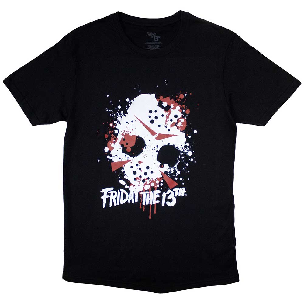 Friday the 13th Jason Blood Splat Mens T Shirt Officially Licensed