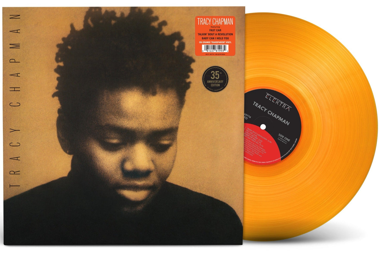 Tracy Chapman (Indie Exclusive, Orange Transparent Colored Vinyl) Vinyl Record