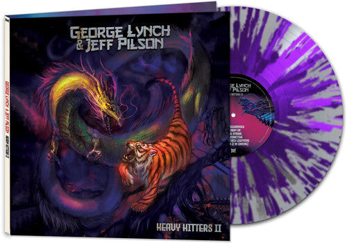 George Lynch - Heavy Hitters II - Silver/ purple Splatter Vinyl Record