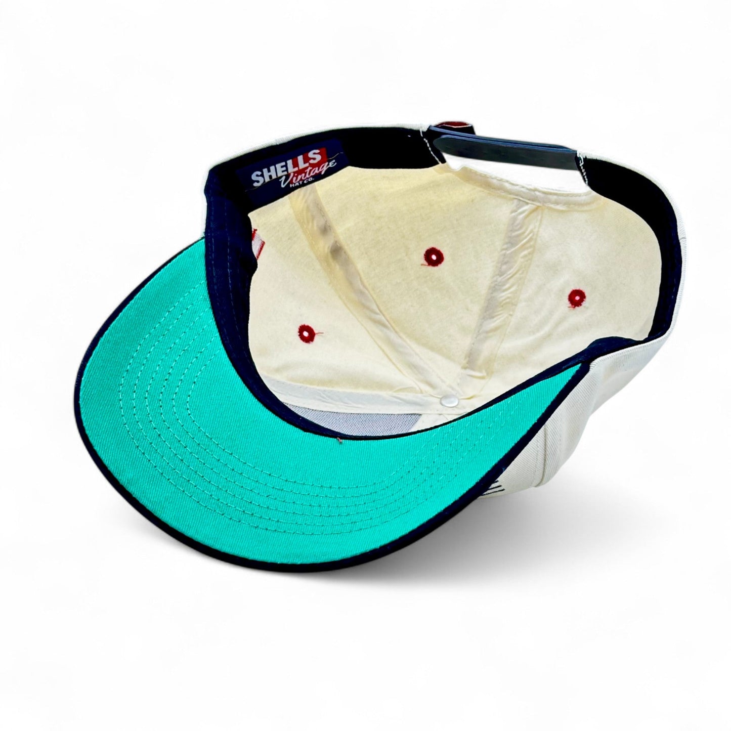 Georgia Snapback Hat - The Sanford (Cream/Black)