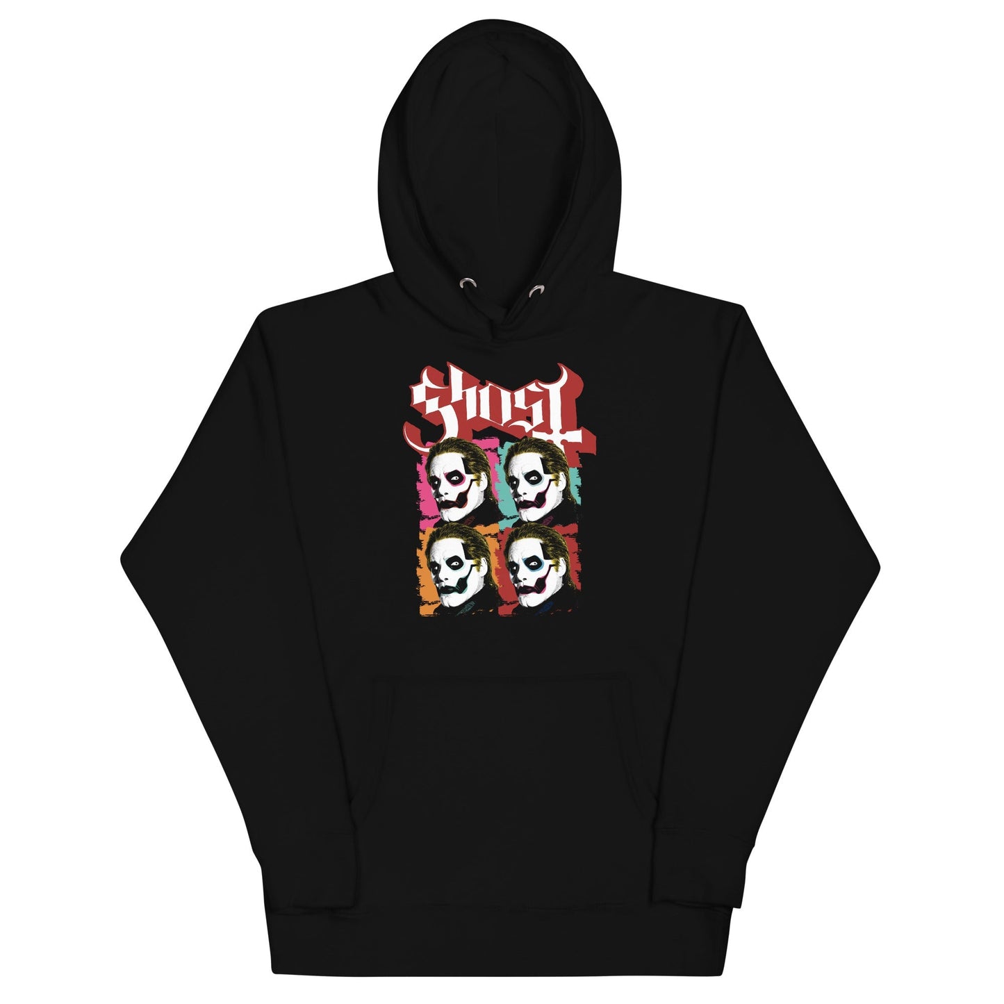 Ghost Quattro Mens Officially Licensed Hoodie Black