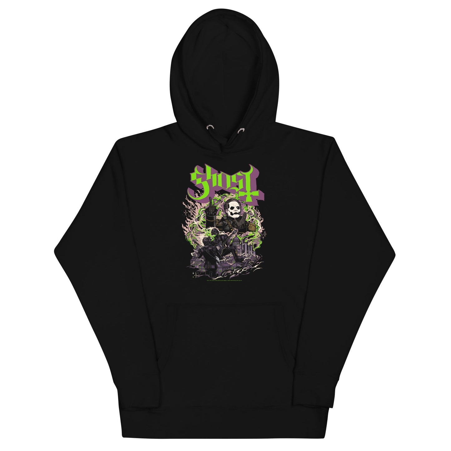 Ghost Graveyard Mens Officially Licensed Hoodie Black