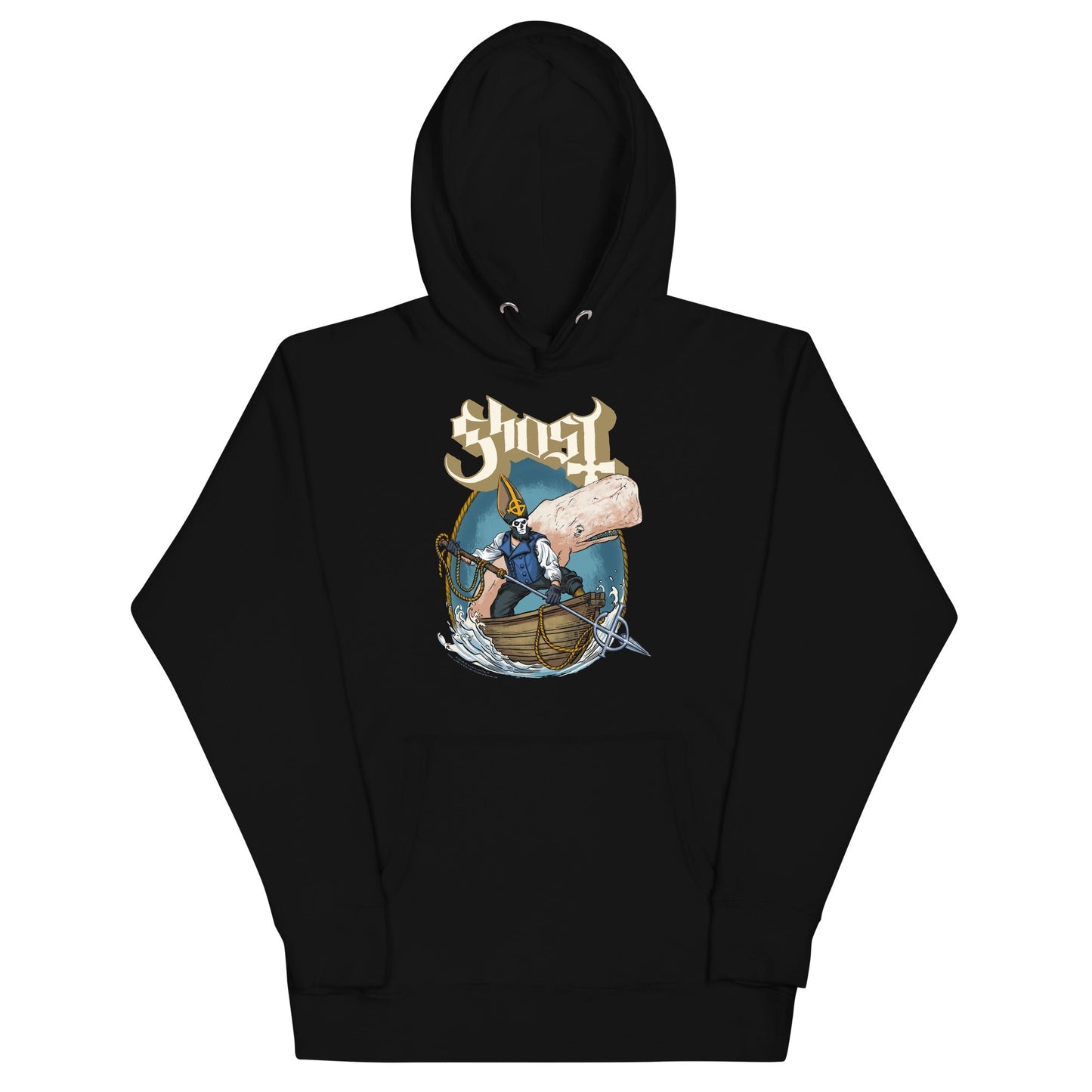 Ghost Seven Seas Mens Officially Licensed Hoodie Black