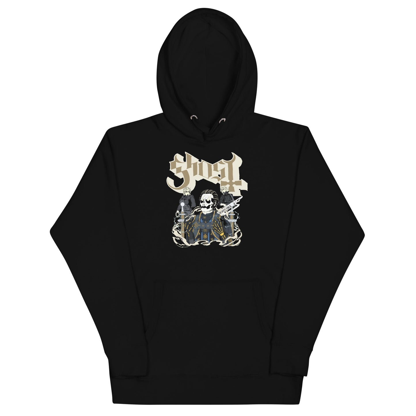 Ghost Electric Daisy Mens Officially Licensed Hoodie Black