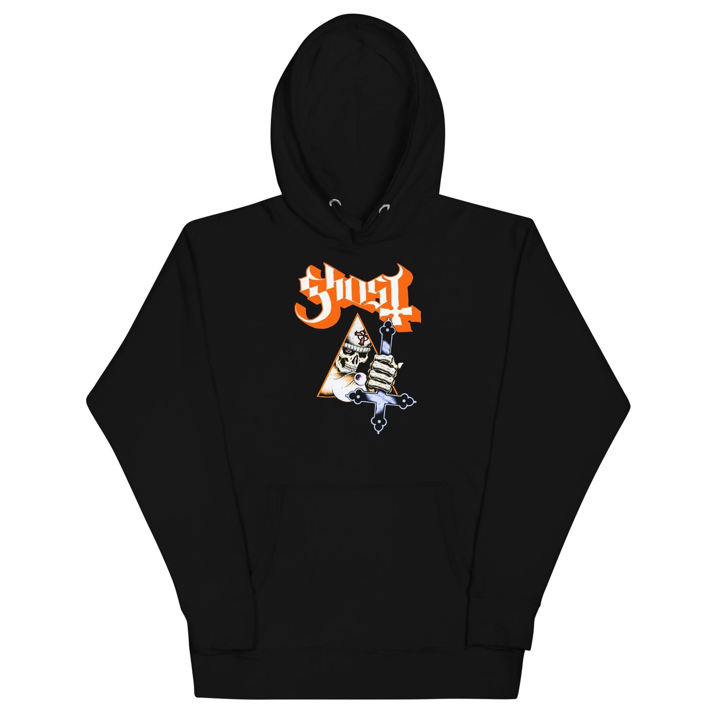 Ghost Hands Up Mens Officially Licensed Hoodie Black