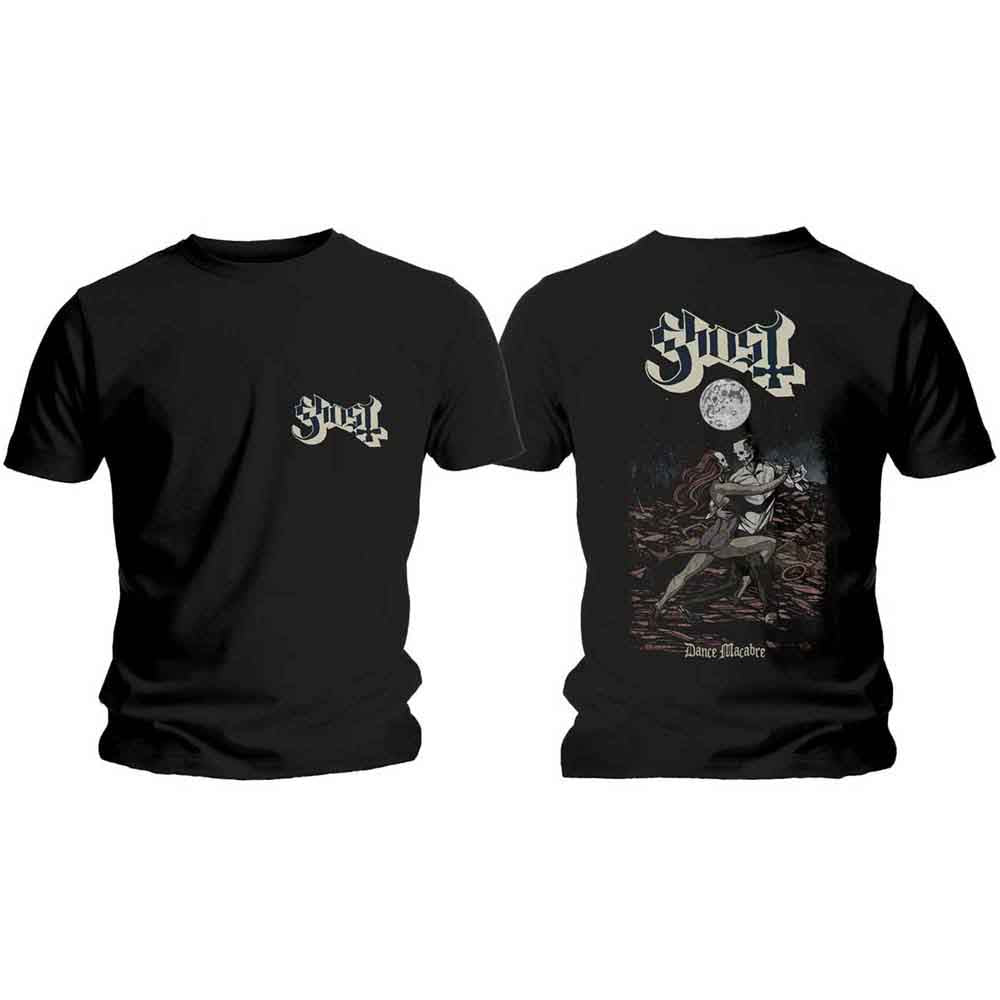 Ghost Dance Macabre Cover & Logo Mens T Shirt Officially Licensed