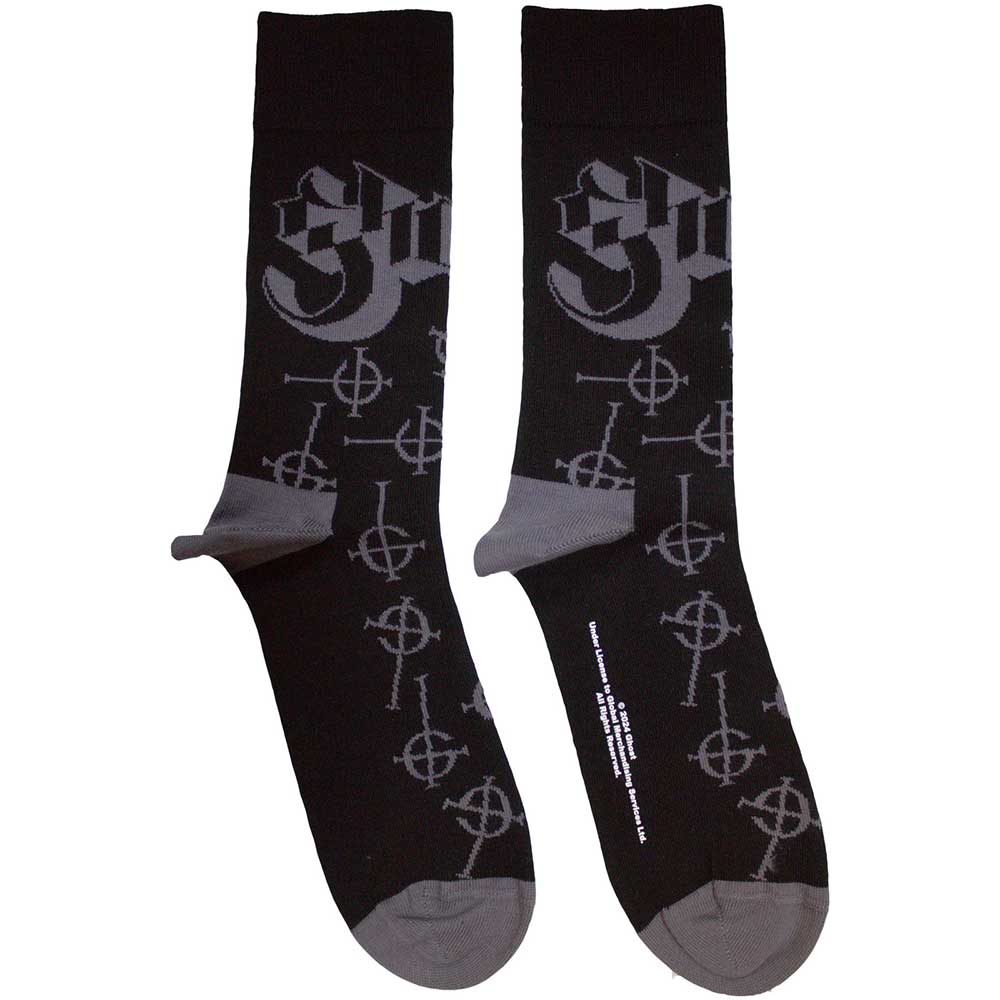 Ghost Symbol Pattern Socks Officially Licensed