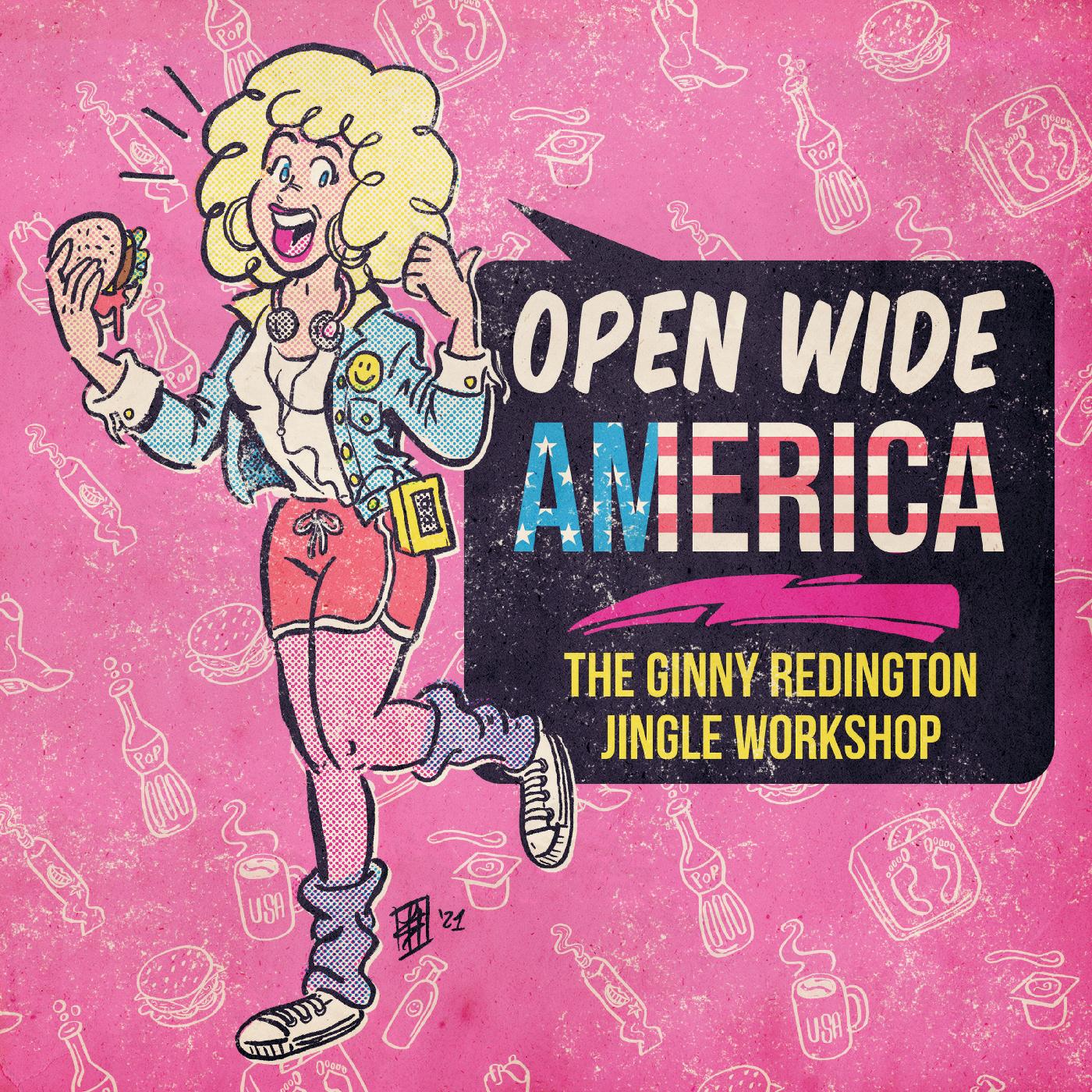 Open Wide America: The Ginny Redington Jingle Workshop (WHITE VINYL) Vinyl Record
