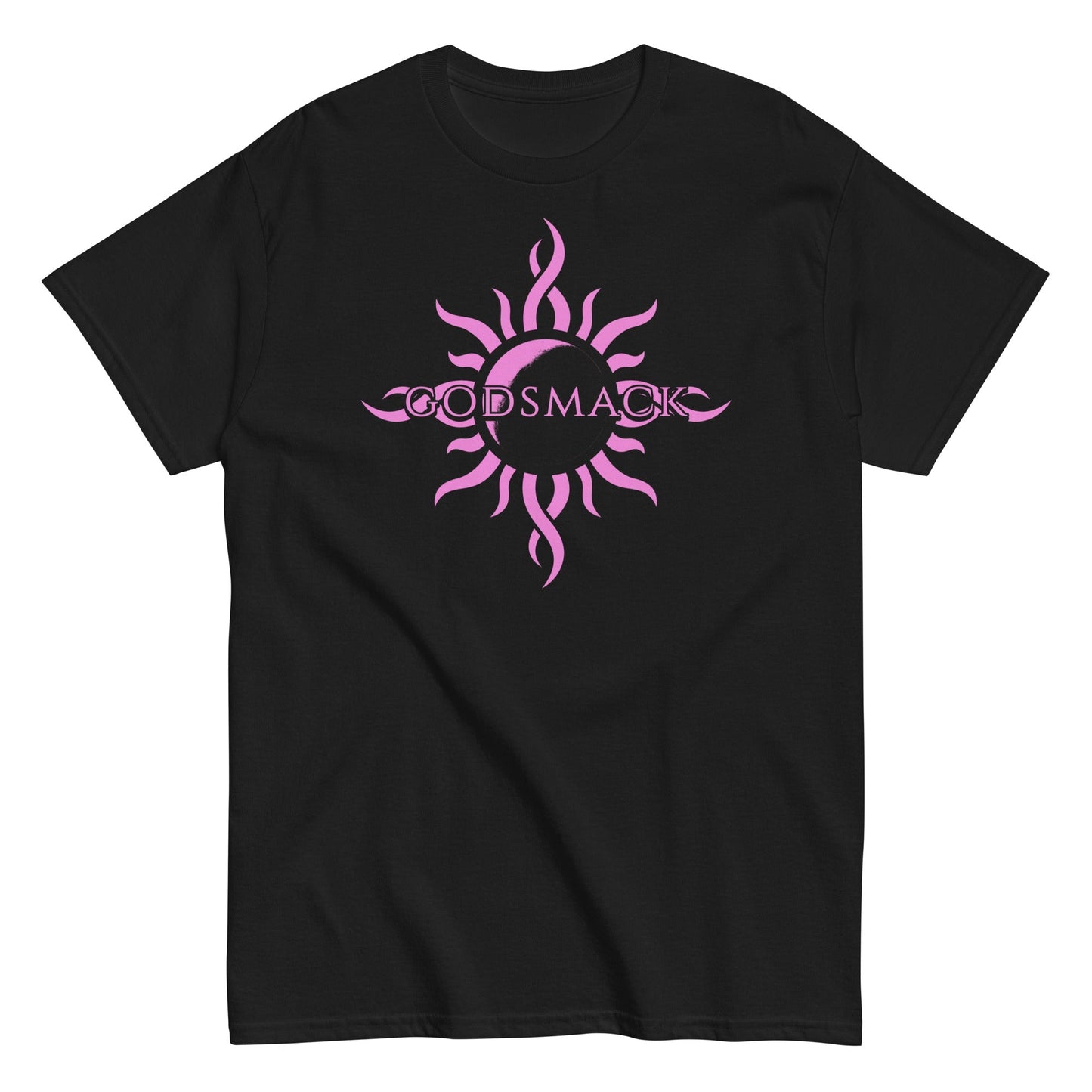 Godsmack Flaming Godsmack Officially Licensed Mens T Shirt Black