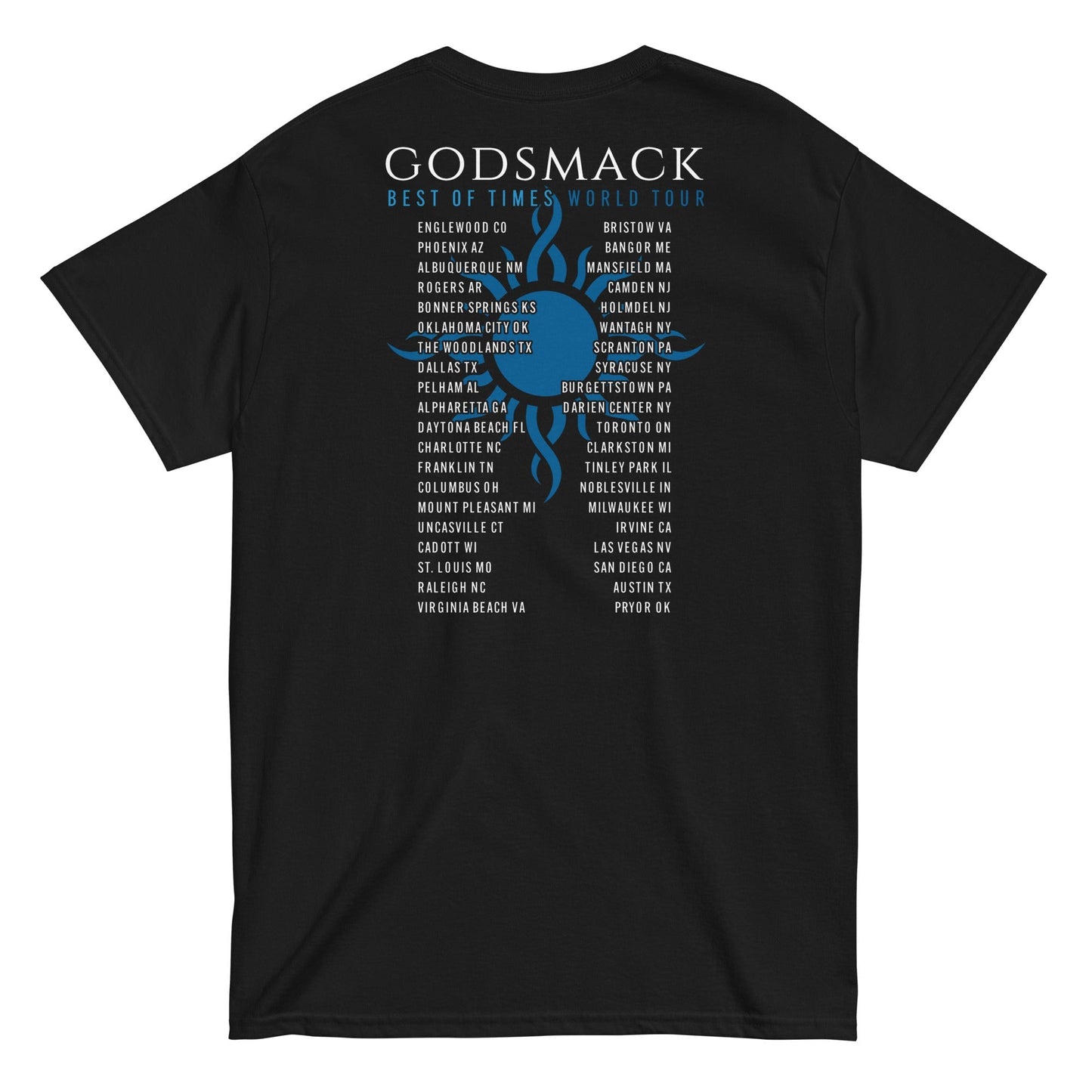 Godsmack G Compass Logo Officially Licensed Mens T Shirt Black