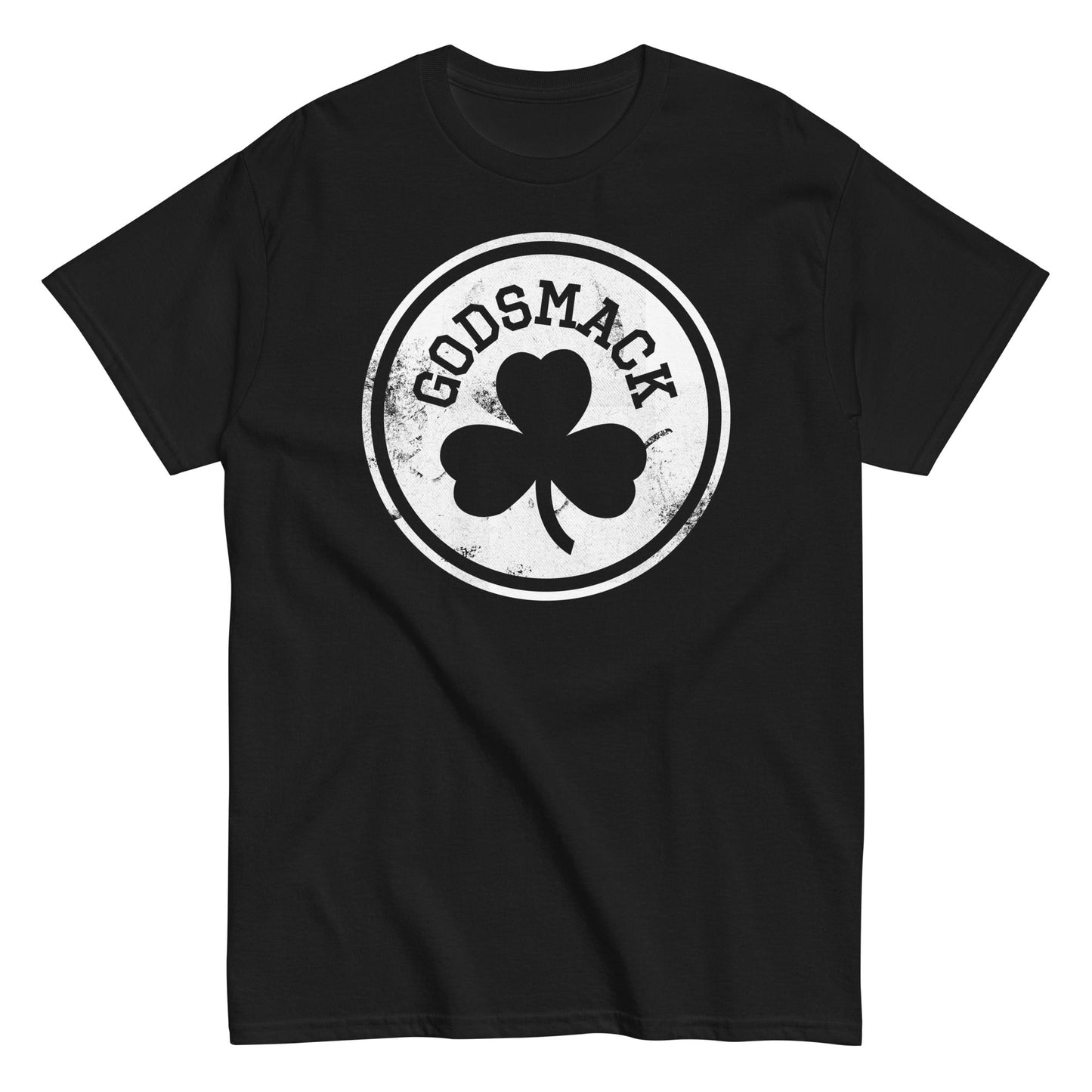 Godsmack Shamrock Logo Officially Licensed Mens T Shirt Black