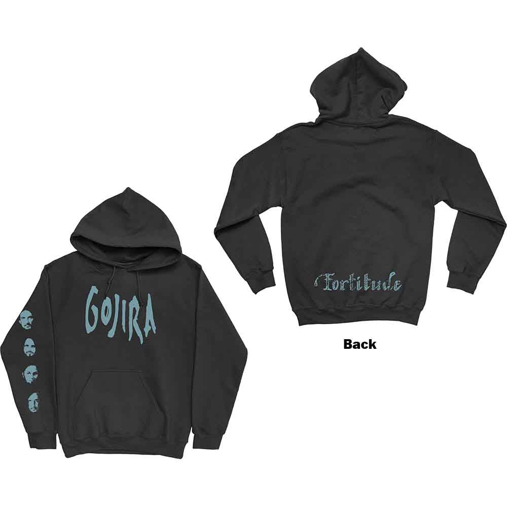 Gojira Fortitude Faces Hoodie Sweatshirt Officially Licensed