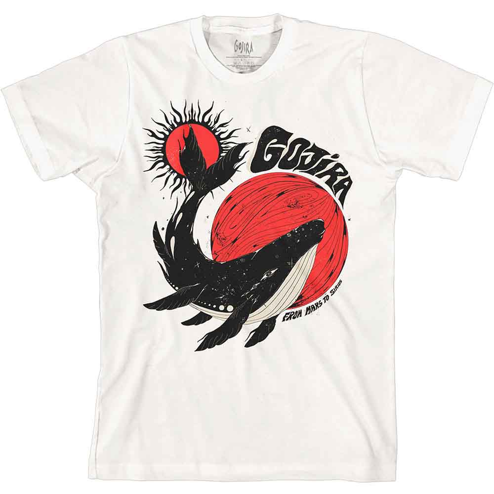 Gojira Whale Mens T Shirt Officially Licensed