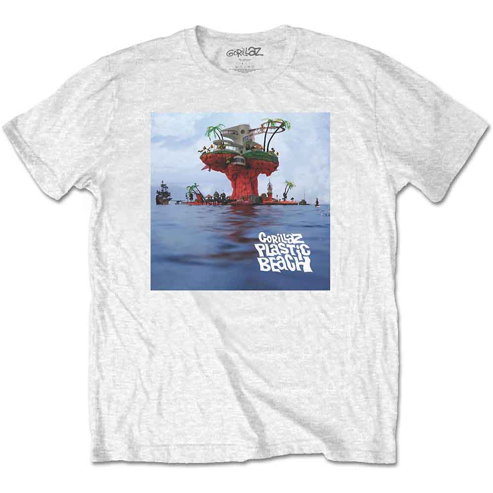 Gorillaz Plastic Beach Mens T Shirt Officially Licensed