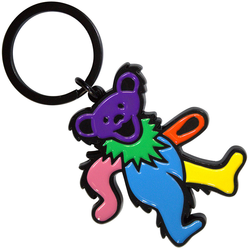 Grateful Dead Blue Body Dancing Bear Keychain