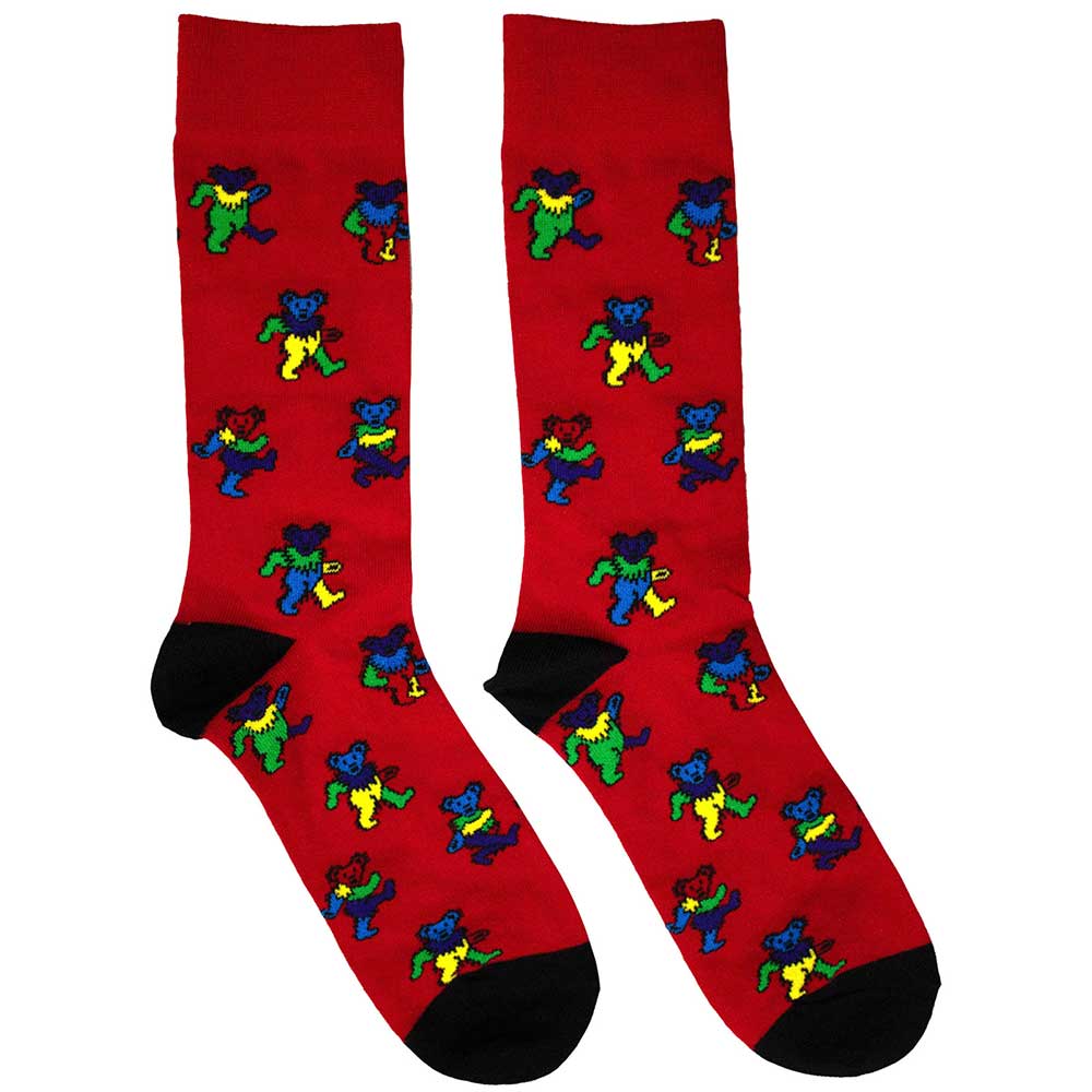 Grateful Dead Dancing Bears Socks Officially Licensed