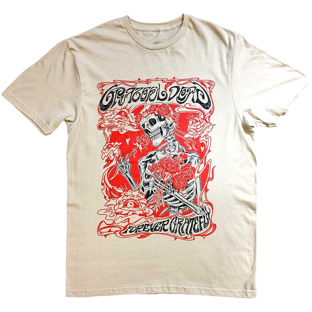 Grateful Dead Forever Red Frame Mens T Shirt