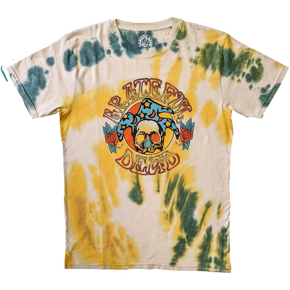 Grateful Dead Jester Mens Tie Dye T Shirt Officially Licensed
