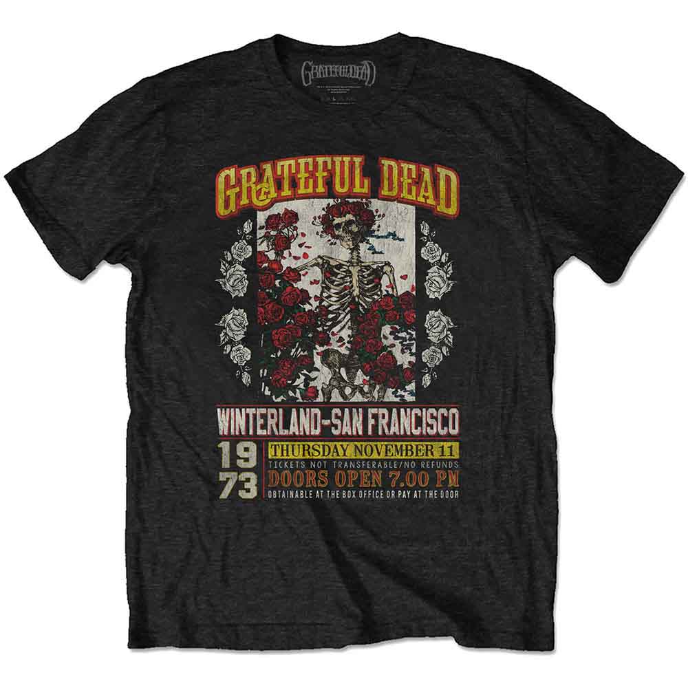 Grateful Dead San Francisco T Shirt Black Officially Licensed