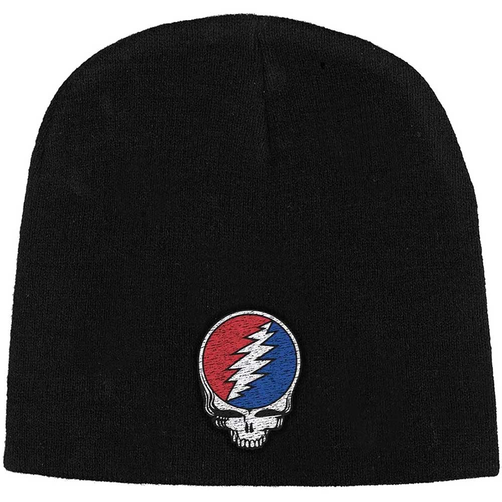 Grateful Dead Skull Beanie Hat Officially Licensed Black