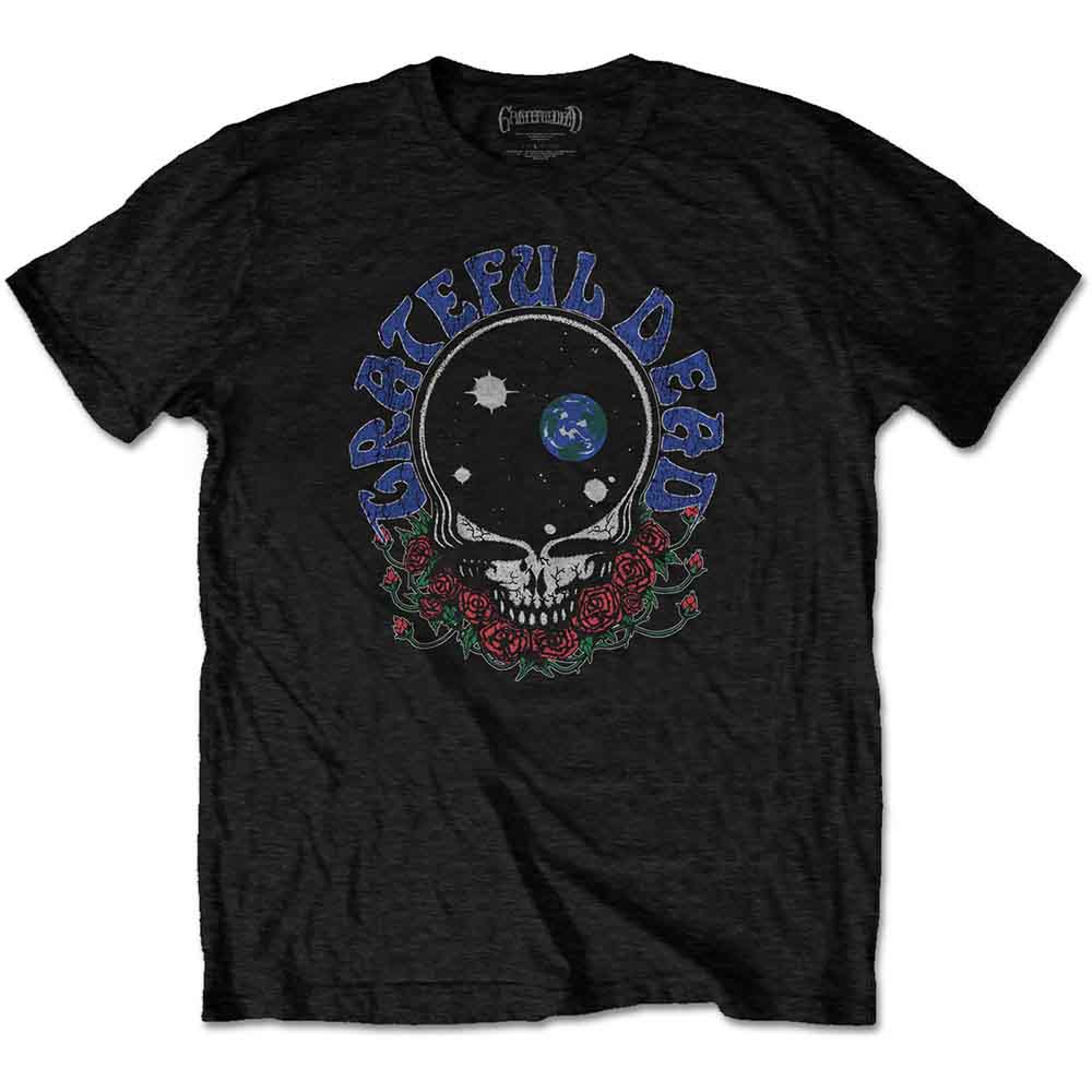 Grateful Dead Space Your Face & Logo Mens T Shirt Officially Licensed