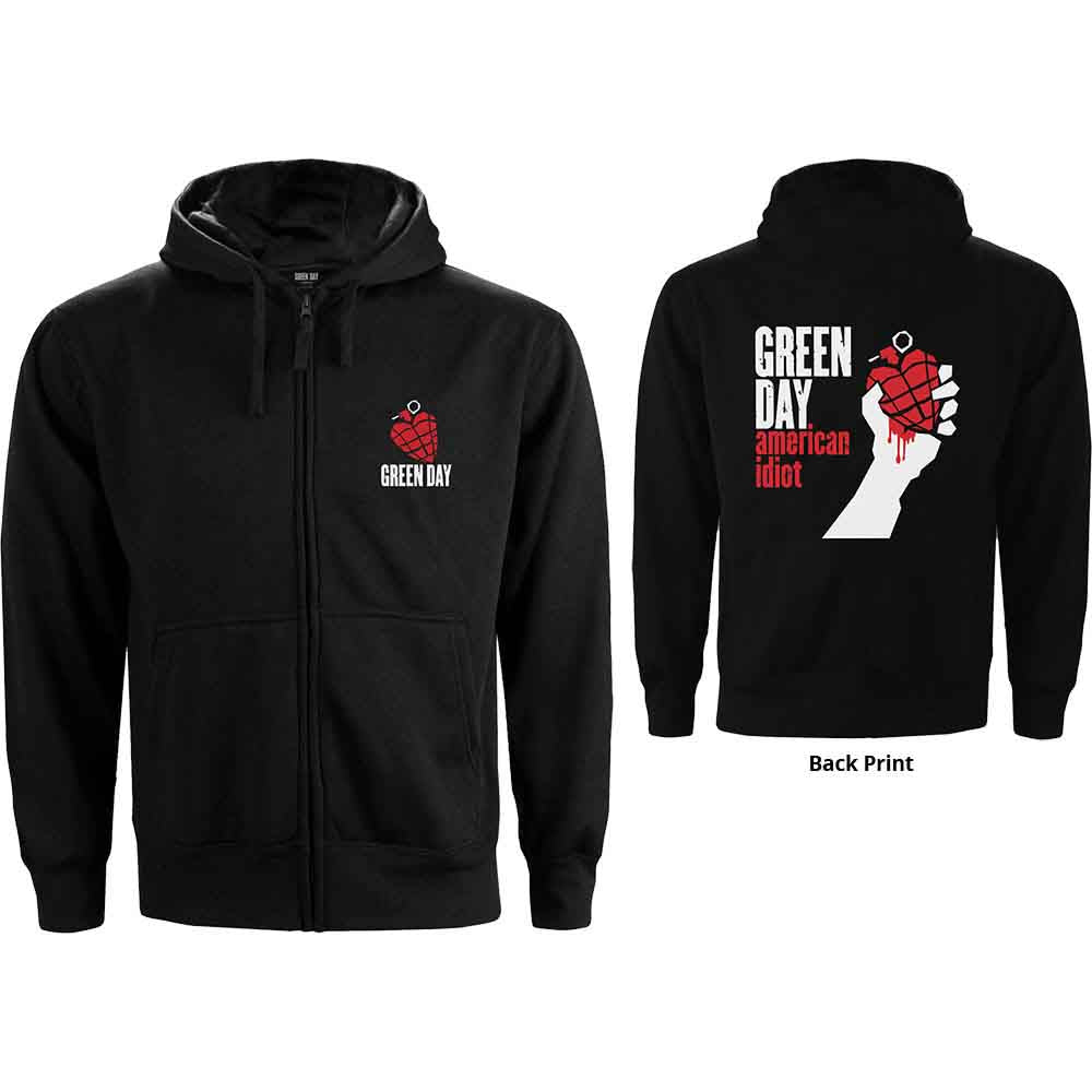 Green Day American Idiot Hoodie Sweatshirt Officially Licensed