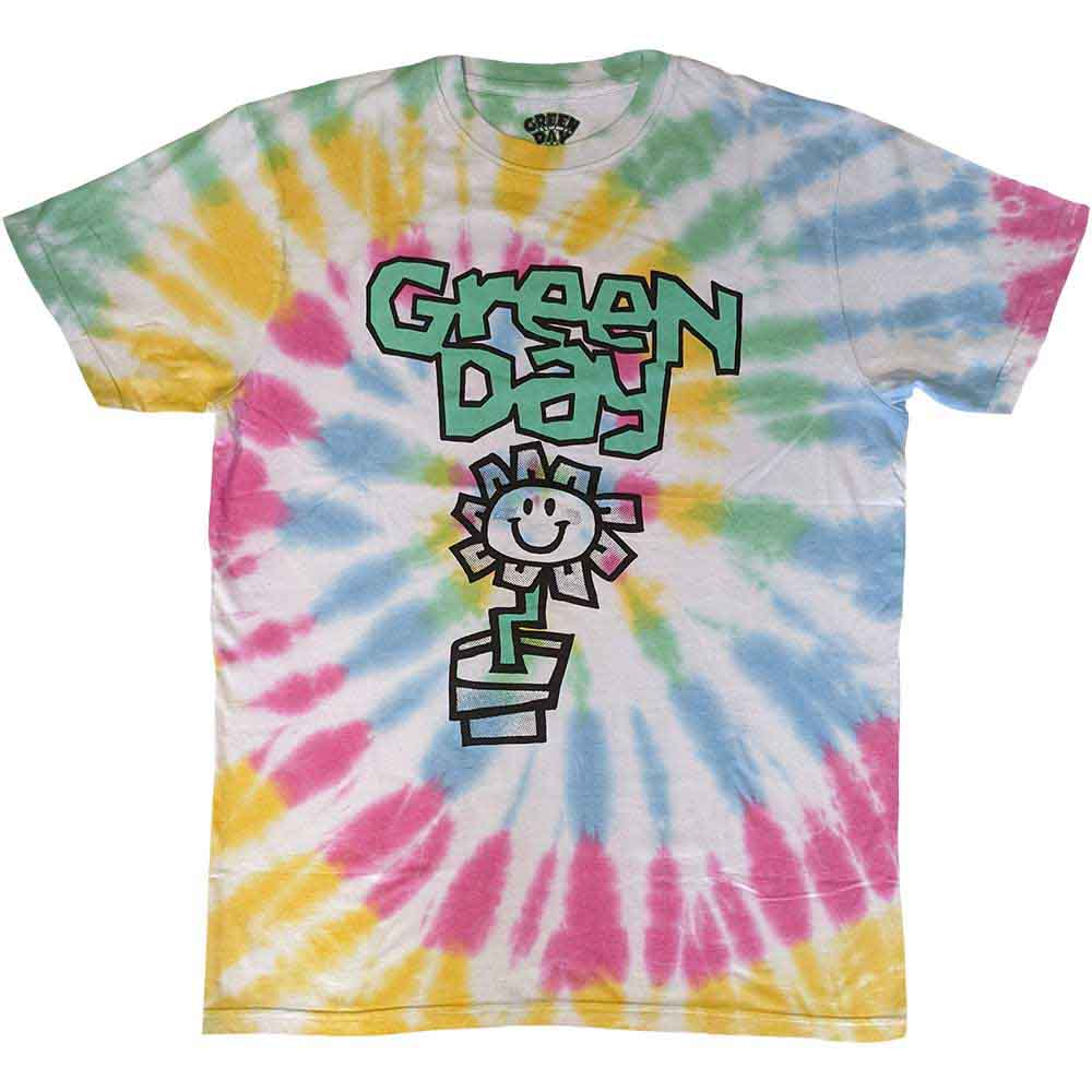 Green Day Flower Pot Mens T Shirt Officially Licensed