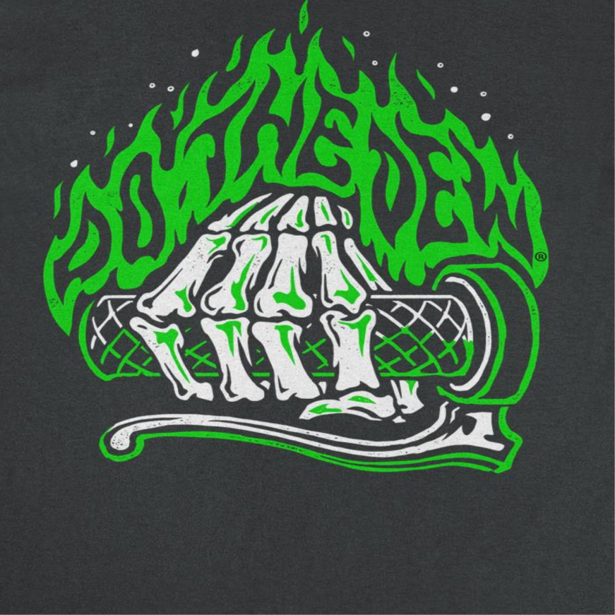 Mountain Dew Rev Skeleton Hand Mens T Shirt Black Officially Licensed