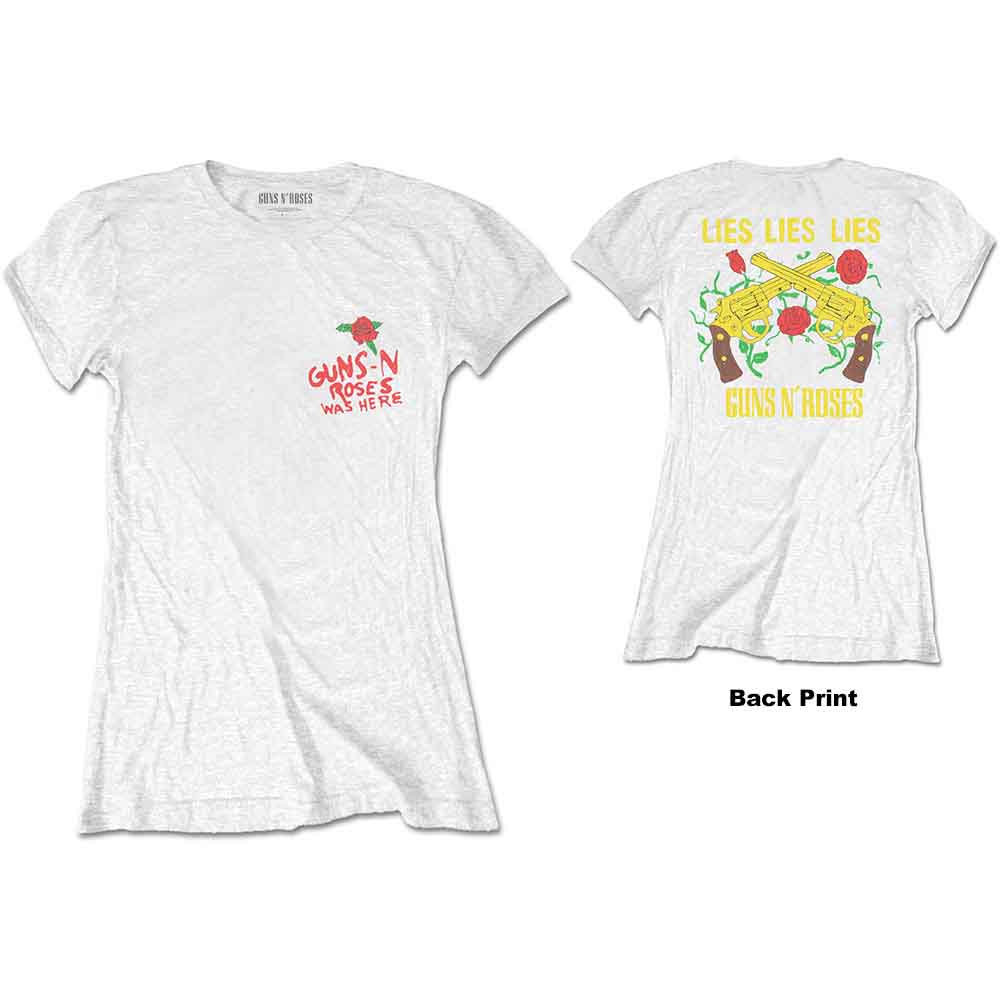 Guns N' Roses Lies, Lies, Lies Womens T Shirt Officially Licensed