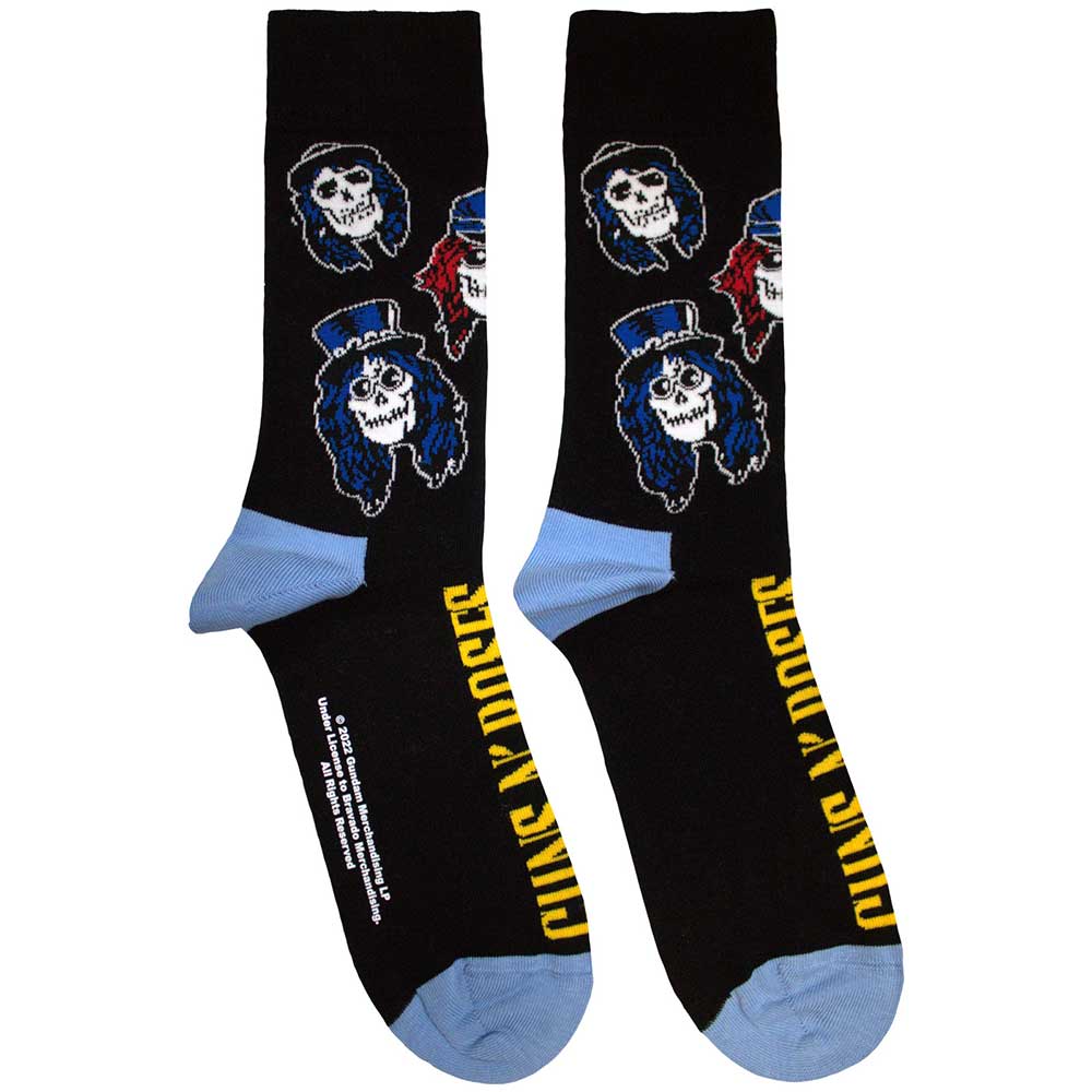 Guns N' Roses Skulls Band Socks Officially Licensed