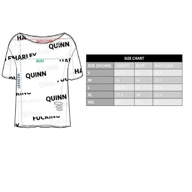 Harley Quinn Birds of Prey Cosplay Distressed T-Shirt