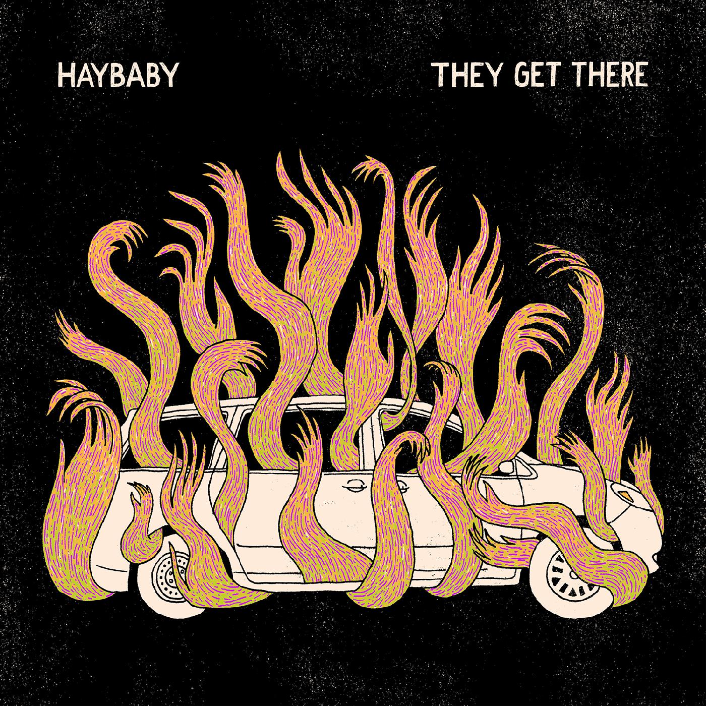 Haybaby - They Get There (LIGHT BLUE CASSETTE) Cassette Tape