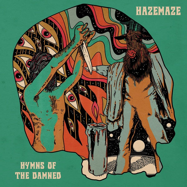 HAZEMAZE - Hymns Of The Damned (Red Splatter Transparent Vinyl) Vinyl Record