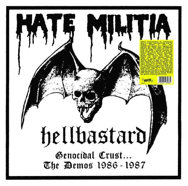 HELLBASTARD - Genocidal Crust: The Demos 1986-1987 (Color Vinyl) Vinyl Record