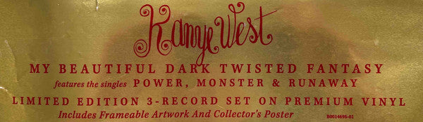 Kanye West My Beautiful Dark Twisted Fantasy Vinyl Record