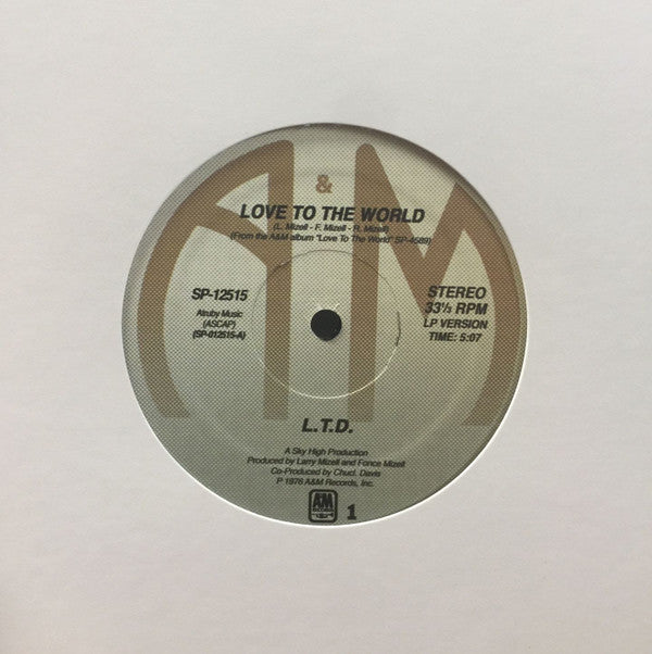 Love To The World Generic Vinyl Record
