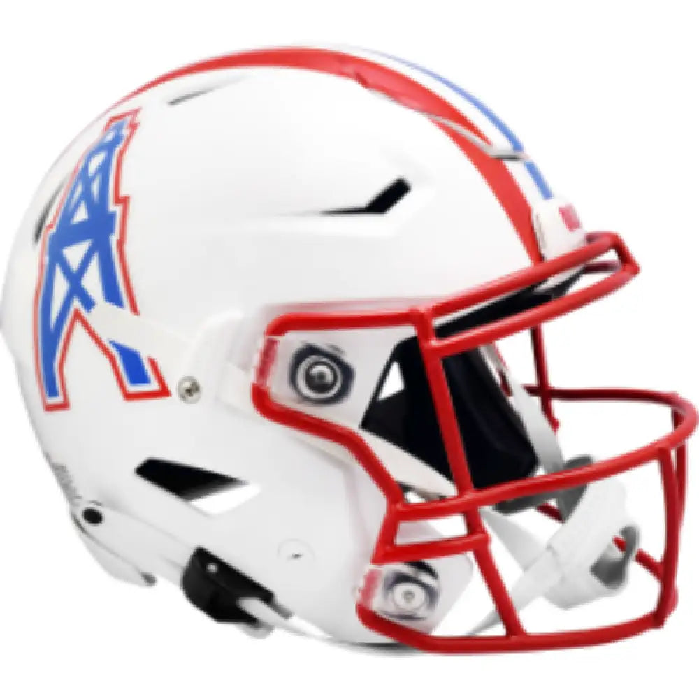 Houston Oilers Full Size Authentic 1981 to 1998 SpeedFlex Throwback Football Helmet- NFL