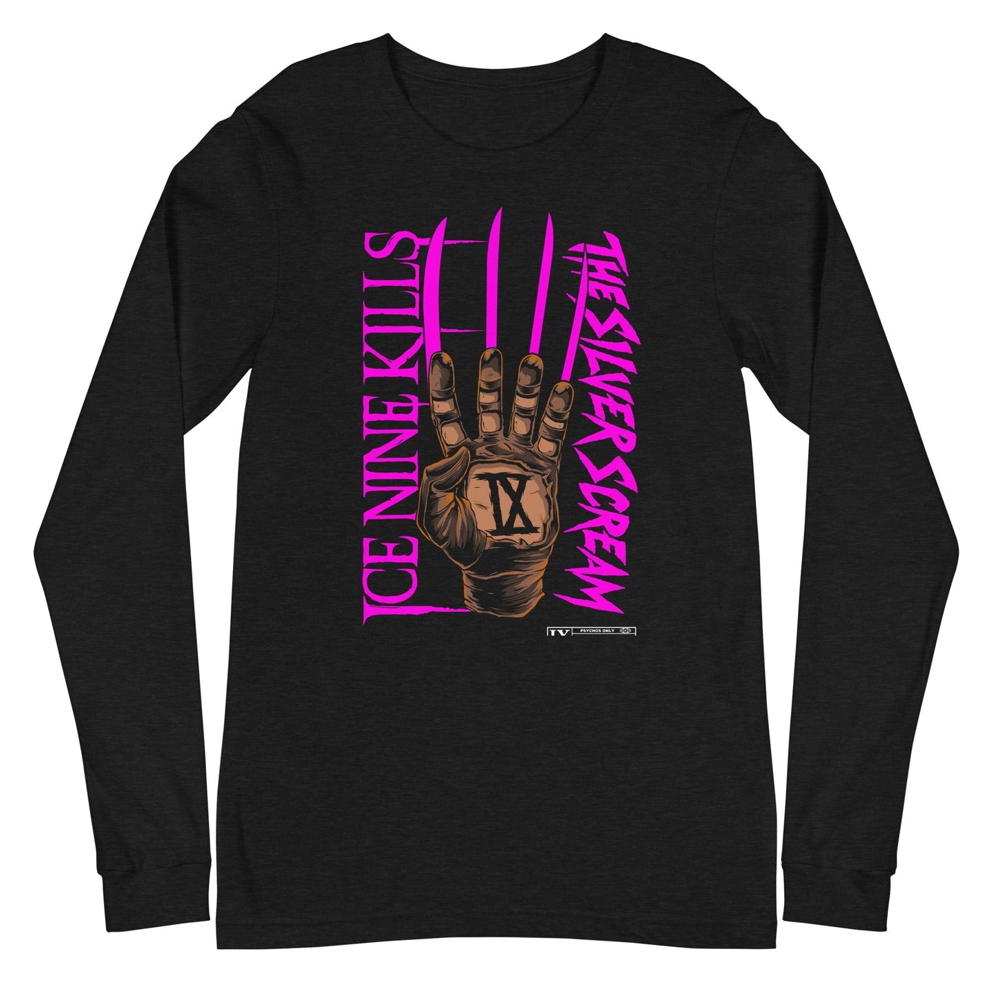 Ice Nine Kills Silver Scream Mens Long Sleeve T Shirt Black