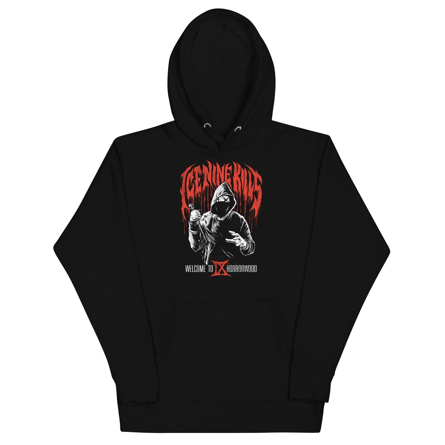 Ice Nine Kills IX Horrorwood Mens Officially Licensed Hoodie Black