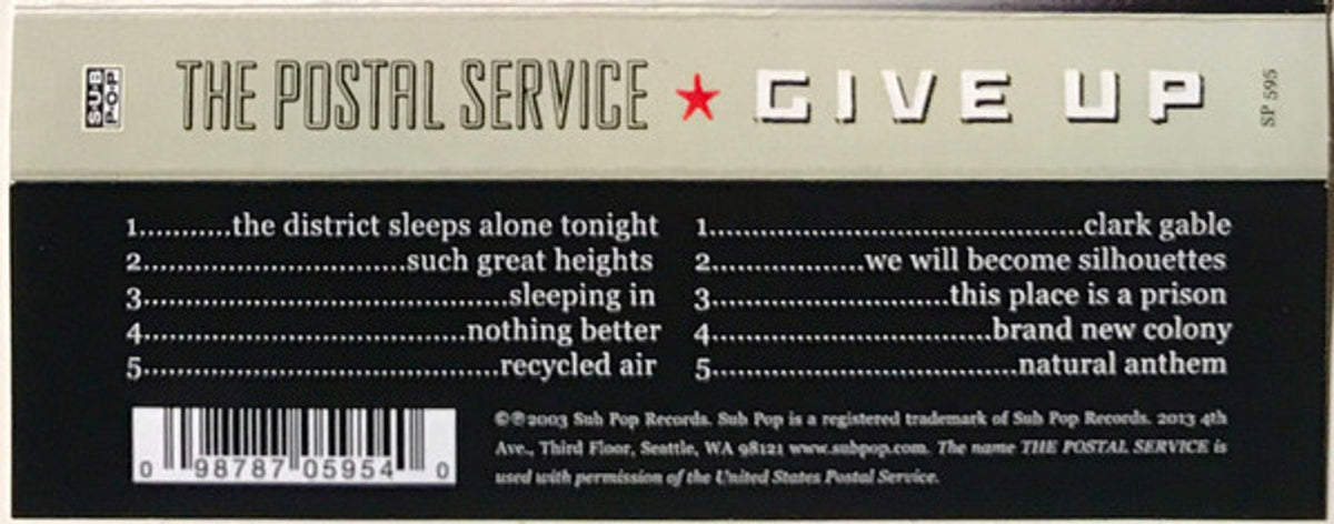 Postal Service – Give Up Cassette Tape