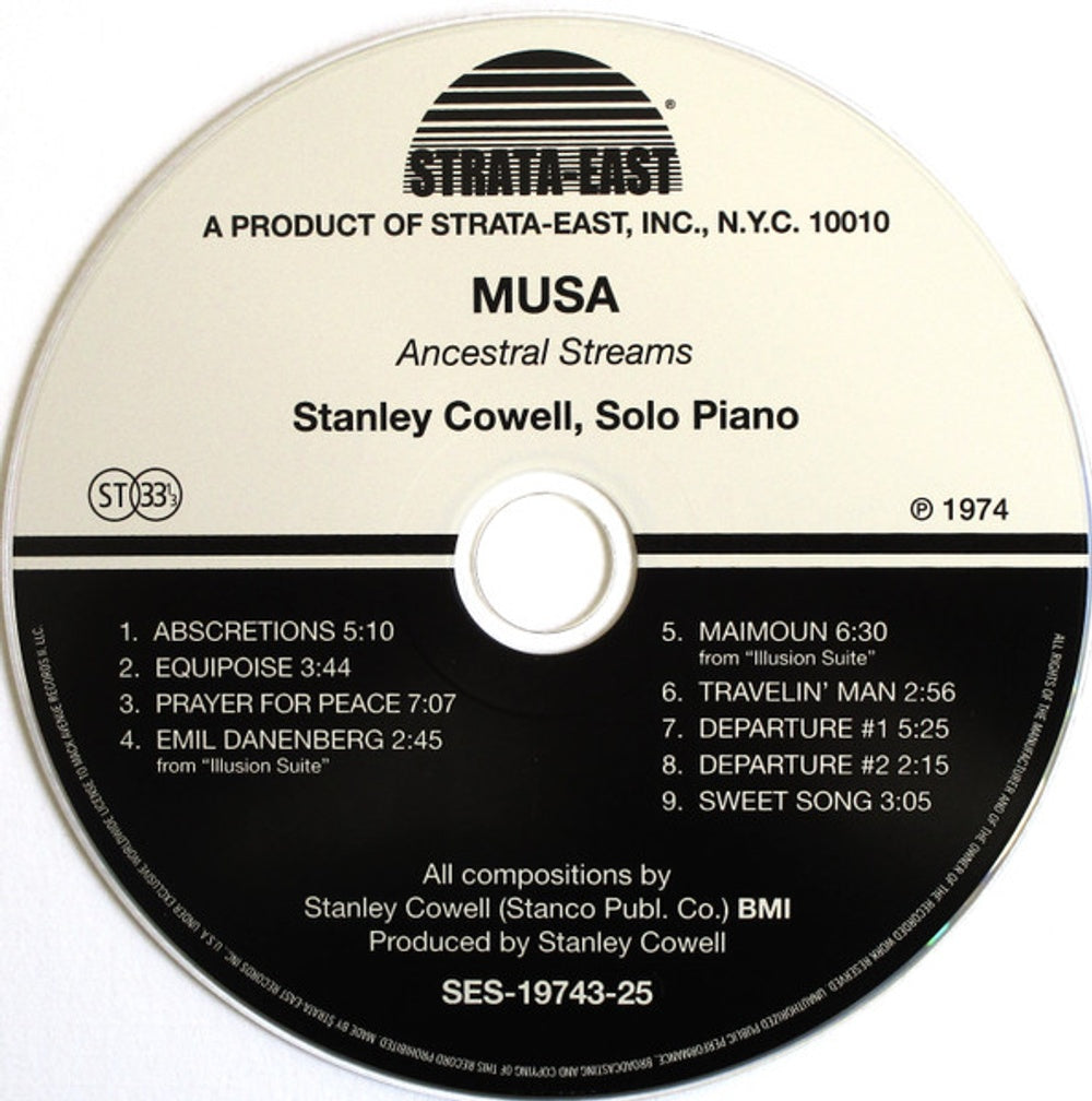 Stanley Cowell – Musa: Ancestral Streams Music CD