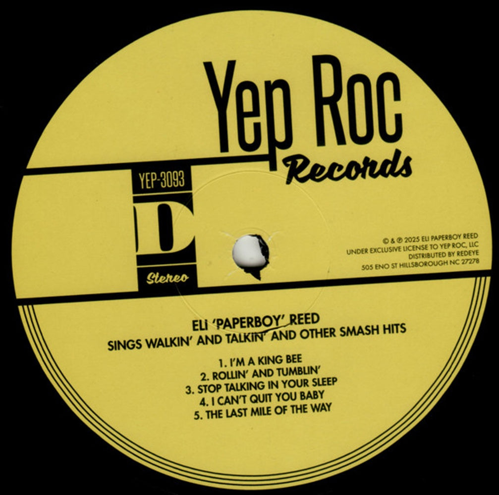 Eli "Paperboy" Reed – Sings Walkin' And Talkin' And Other Smash Hits (2-LP Vinyl) Vinyl Record