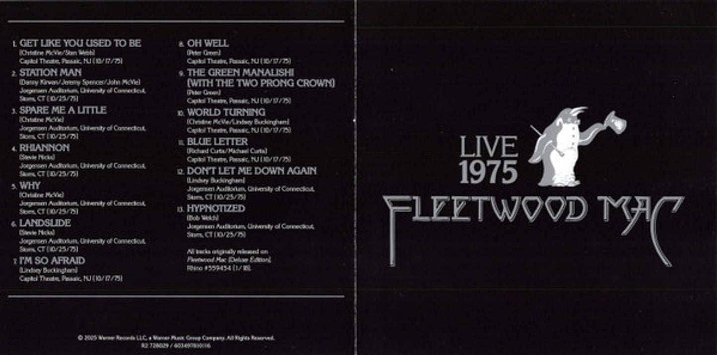 Fleetwood Mac – Live 1975 Music CD