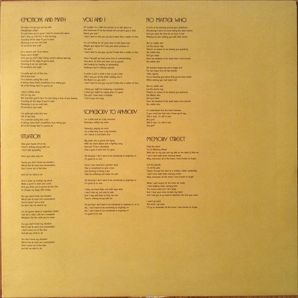 Margaret Glaspy – Emotions And Math (LP Vinyl) Vinyl Record