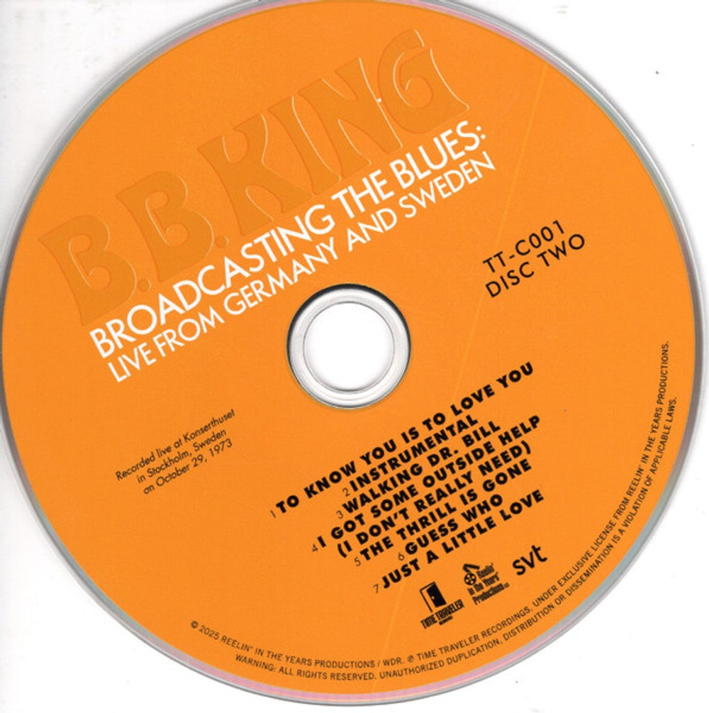 B.B. King – Broadcasting The Blues: Live From Germany (2-CD)