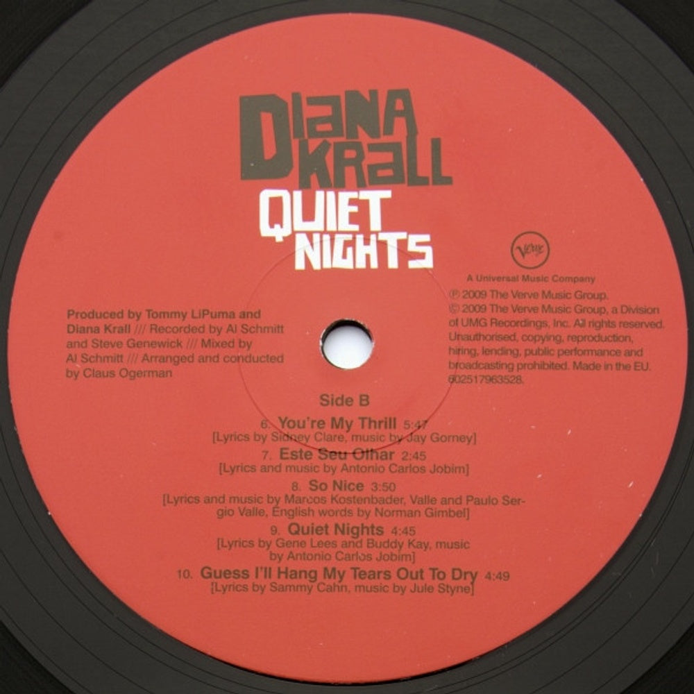 Diana Krall – Quiet Nights (LP Vinyl) Vinyl Record