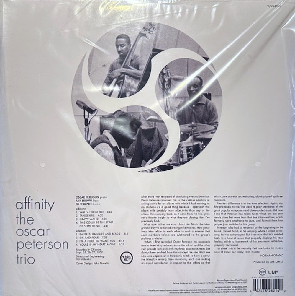 Oscar Peterson – Affinity (LP Vinyl) Vinyl Record
