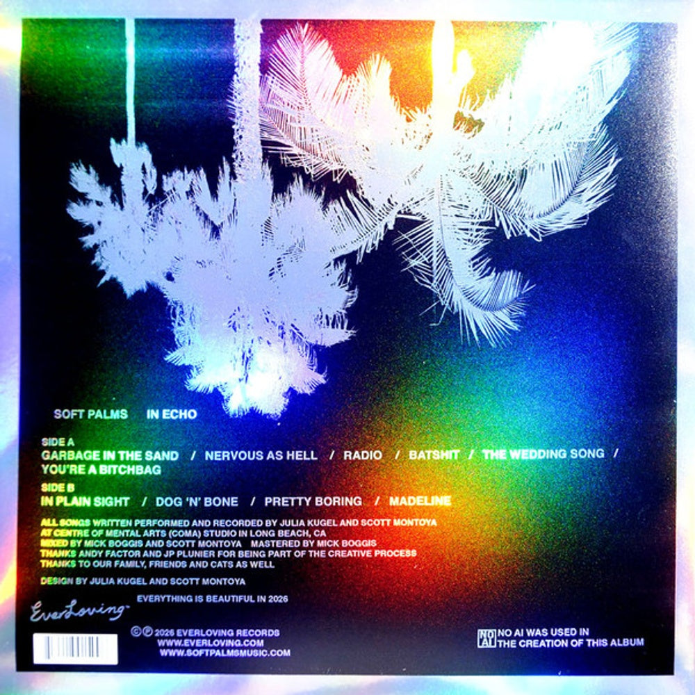 Soft Palms – In Echo (Black Ice LP Vinyl) Vinyl Record