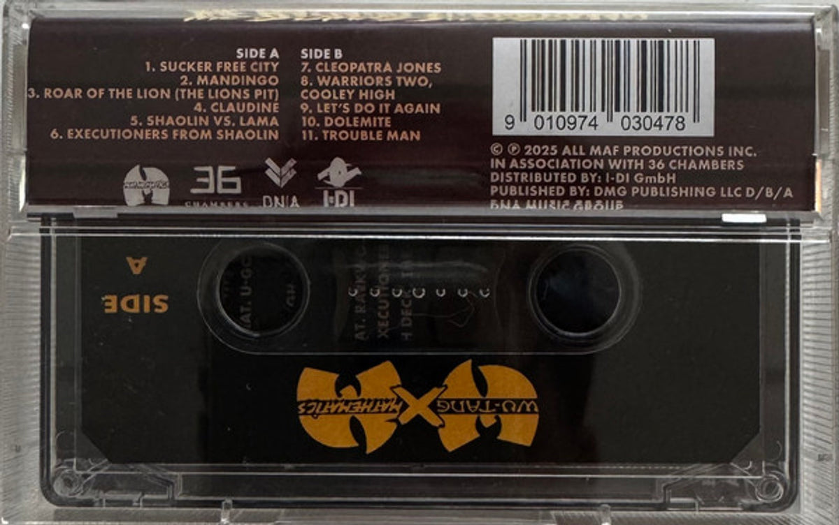 Wu-Tang Clan & DJ Mathematics – Black Samson The Bastard Swordsman Cassette Tape