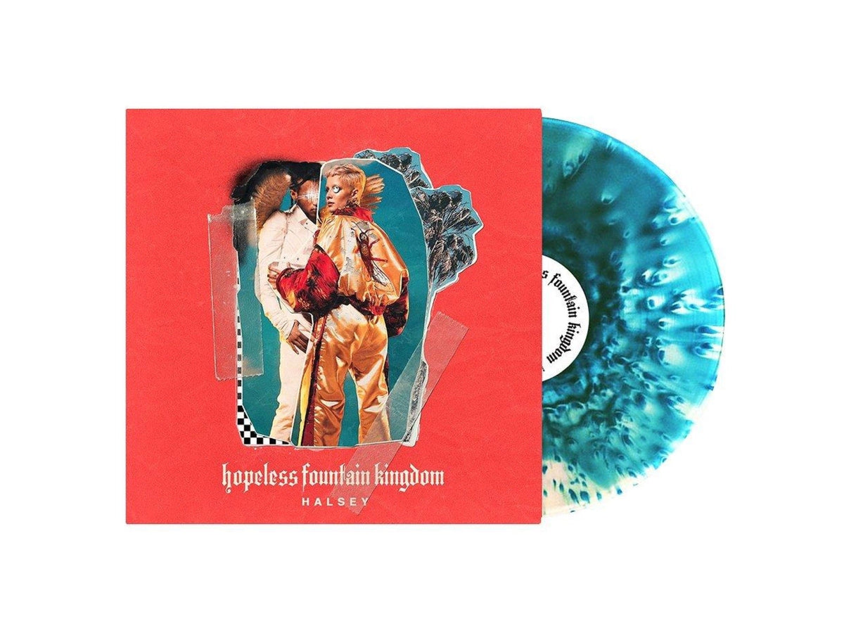 Halsey - Hopeless Fountain Kingdom (Limited Edition Clear W/ Teal Splatter Colored Vinyl) Vinyl Record